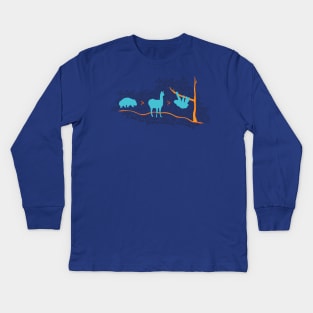 Phish Jamming Mammals Kids Long Sleeve T-Shirt